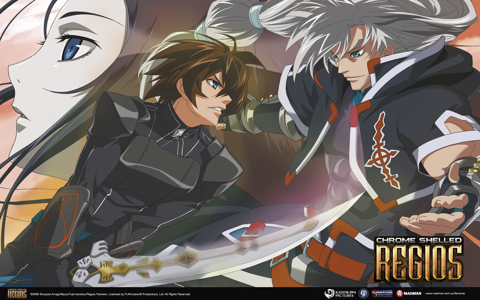 Anime Chrome Shelled Regios HD Wallpaper