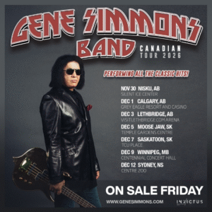 Gene Simmons Band Announce 2026 Canadian Tour Dates