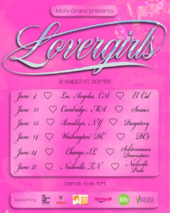Molly Grace Announces Lovergirls: A Sapphic Soirée Tour